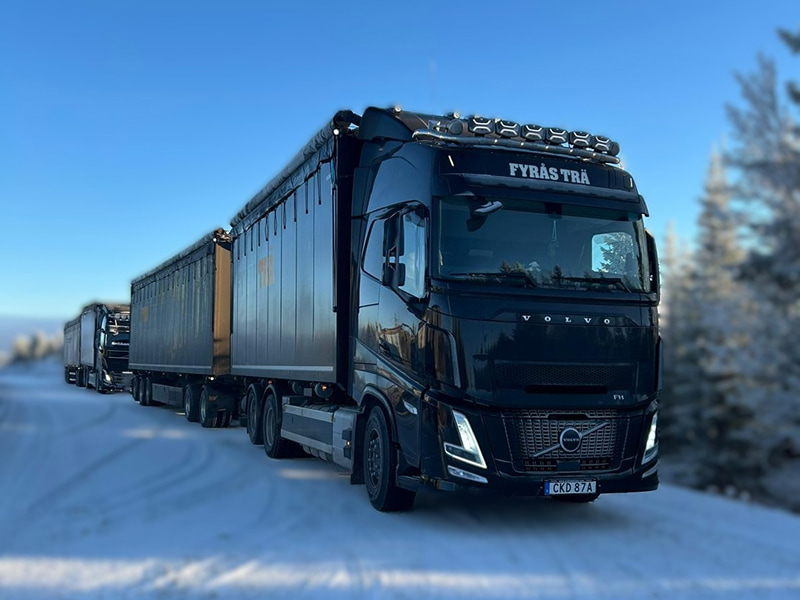 Fyrås Trä satsar på Volvo FH Aero för hållbara transporter
